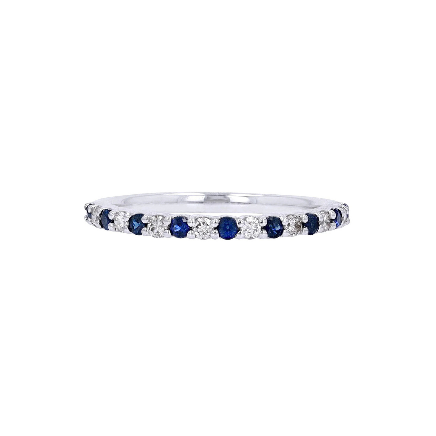 Media Churumbela con Zafiros y Diamantes Naturales