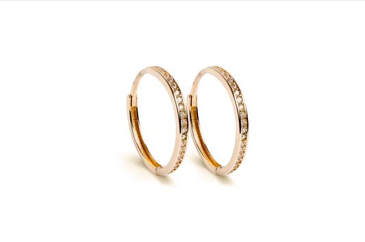 Arracadas medianas Oro 10kt