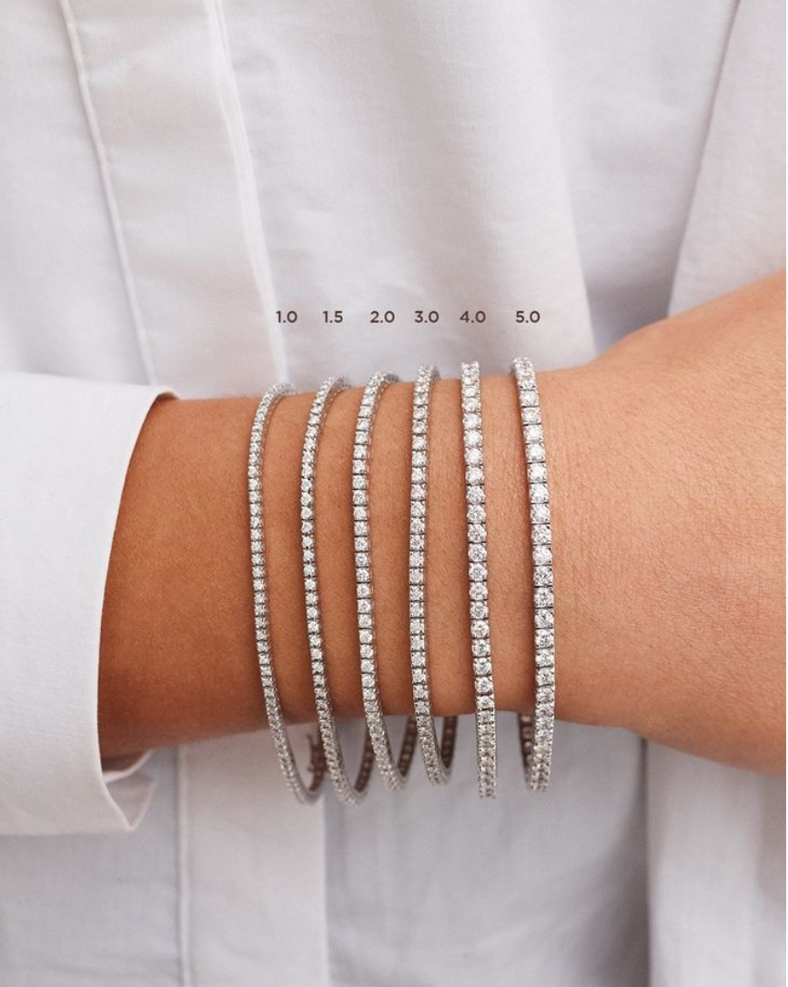 Brazalete Tennis 3.00ctw con Diamantes Lab-Grown