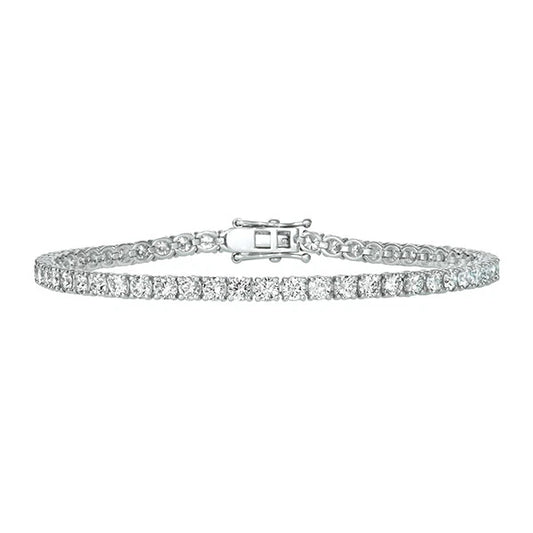 Brazalete Tennis 3.00ctw con Diamantes Lab-Grown