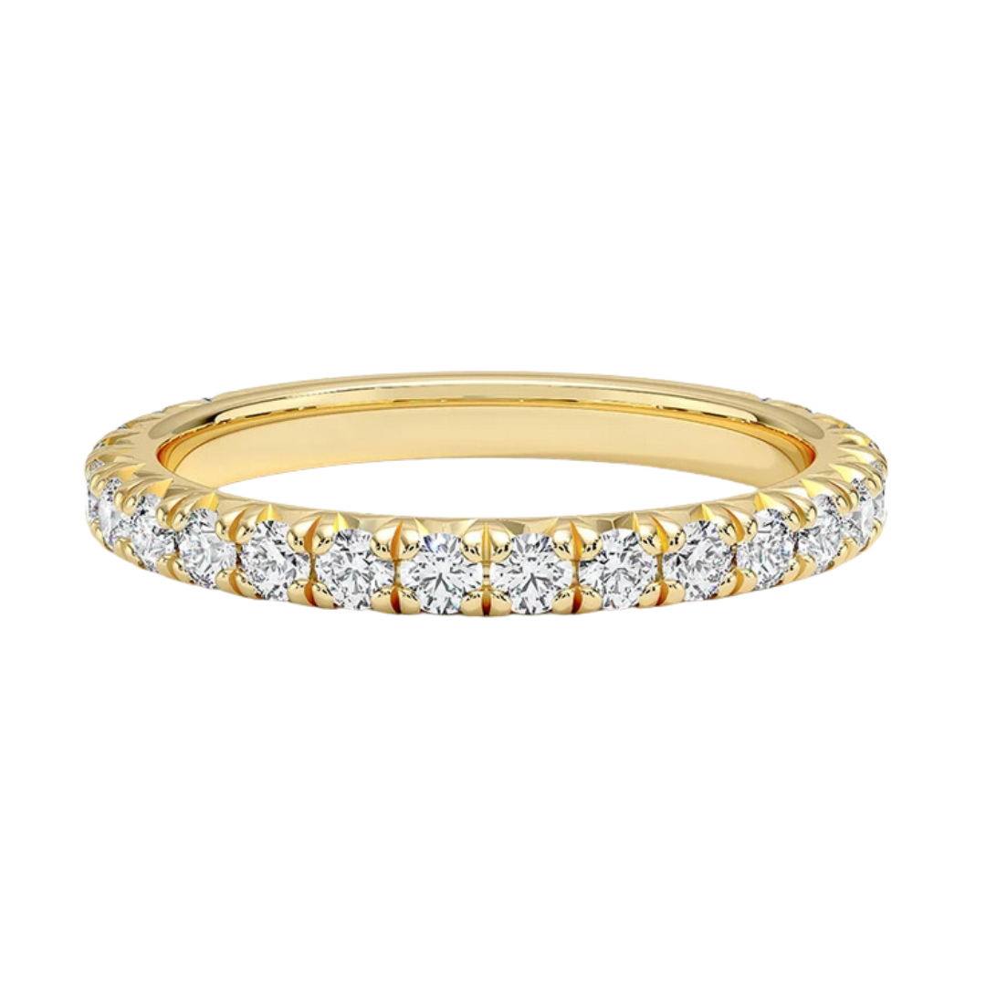 Media Churumbela con Diamantes Naturales 2mm - Personalizado