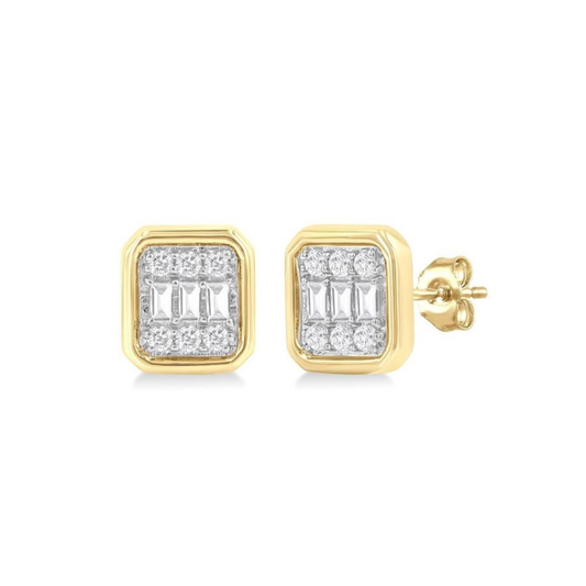 Aretes con Diamantes